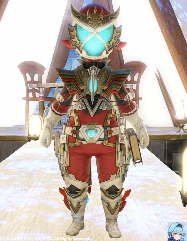 レッド(染色なし)メットかぶって正面から撮りました