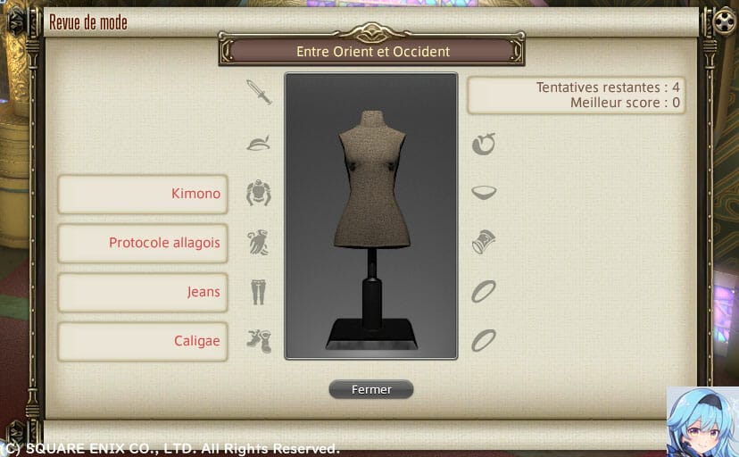 第292回ファッションチェック仏語テーマ